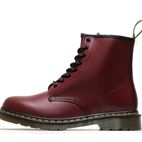 Dr. Martens Shoes - DR. MARTENSDR. MARTENS 1460 SMOOTH LEATHER BOOTCHERRY RED